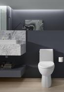 KOHLER White 1.28 gpf Elongated Floor Mount One Piece Toilet 