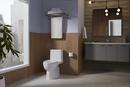 KOHLER White 1.28 gpf Elongated Floor Mount One Piece Toilet 