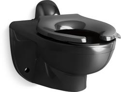 Elongated Wall Mount Toilet Bowl in Black Black™