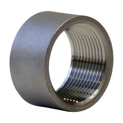 1/2 in. 1.03 OD Threaded 150# 304 Stainless Steel Half Coupling
