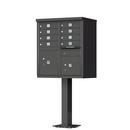 Florence Dark Bronze 62 in. Aluminum Cluster Box unit Mailbox 