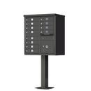 Florence Dark Bronze 62 in. Aluminum Cluster Box unit Mailbox 