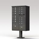 Florence Dark Bronze 62 in. Aluminum Cluster Box unit Mailbox 