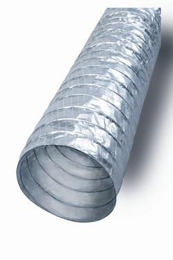 3 in. x 25 ft. Silver Uninsulated Flexible Air Duct