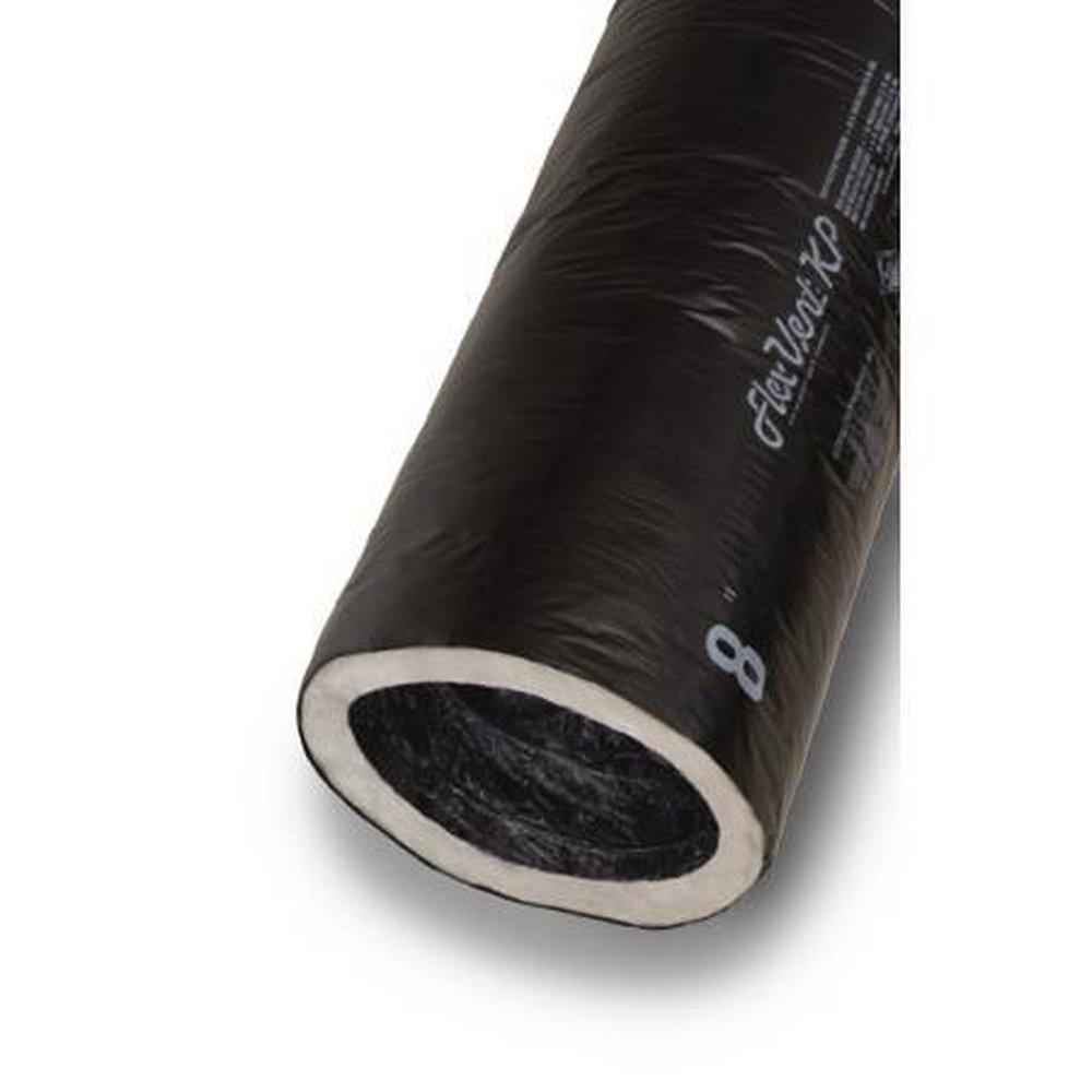 Flexible Technologies Black 25 ft. Black R6 Flexible Air Duct 