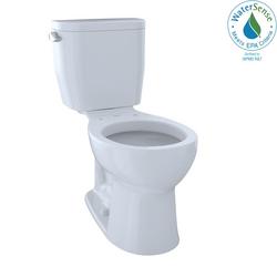 1.28 gpf Round Two Piece Toilet in Cotton