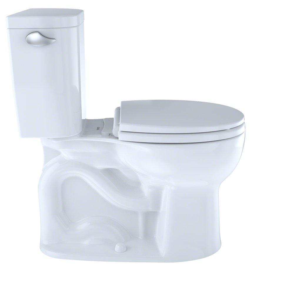 TOTO Cotton 1.28 gpf Round Two Piece Toilet 