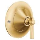 Single Handle Pressure Balancing Valve Trim in Brushed Gold