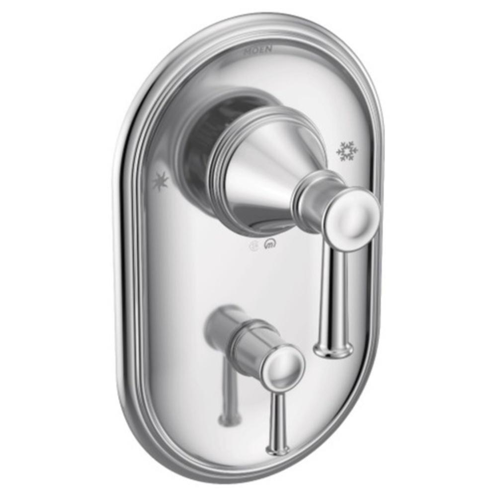 Moen Polished Chrome Two Handle Bathtub & Shower Faucet (Trim Only) 