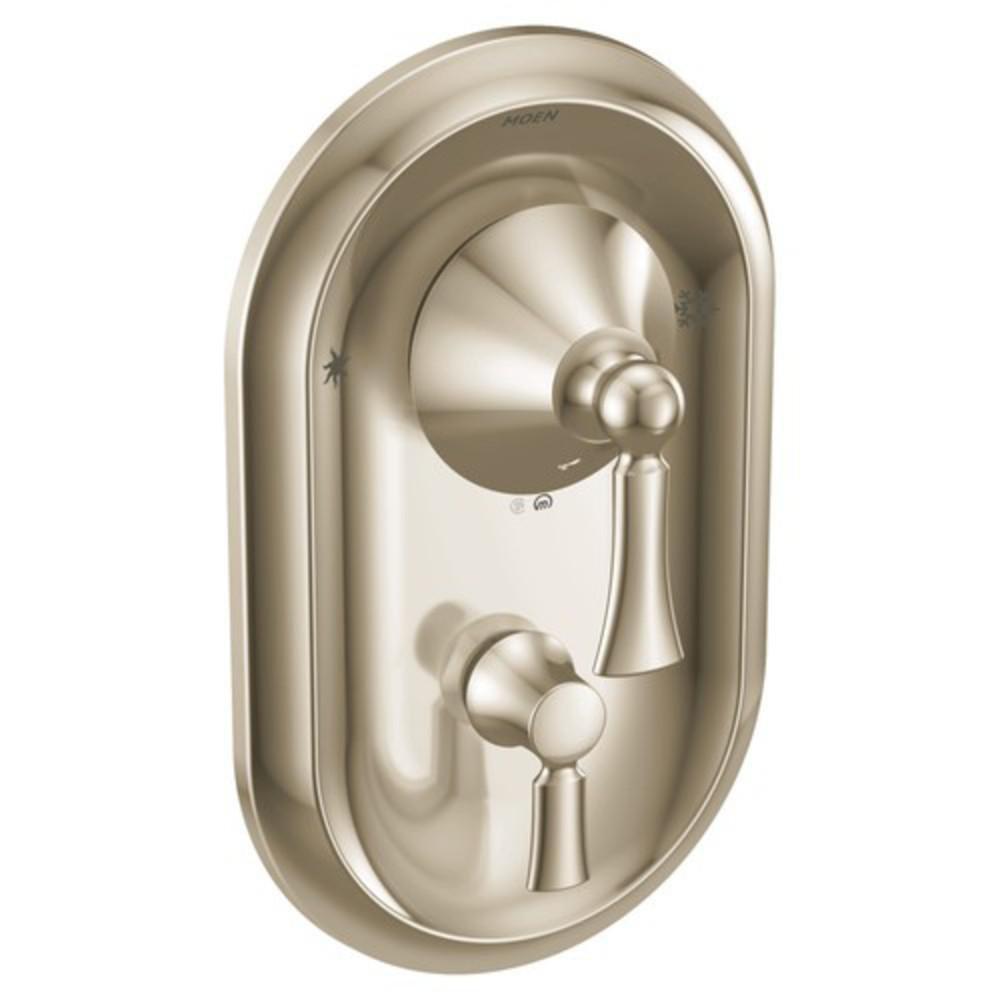 Moen Polished Nickel Two Handle Bathtub & Shower Faucet (Trim Only) 