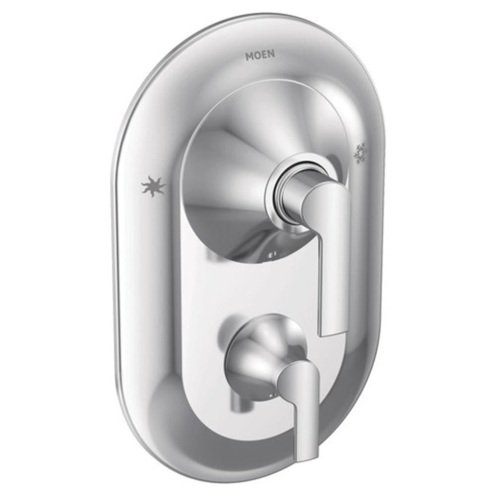 Moen Polished Chrome Two Handle Bathtub & Shower Faucet (Trim Only) 