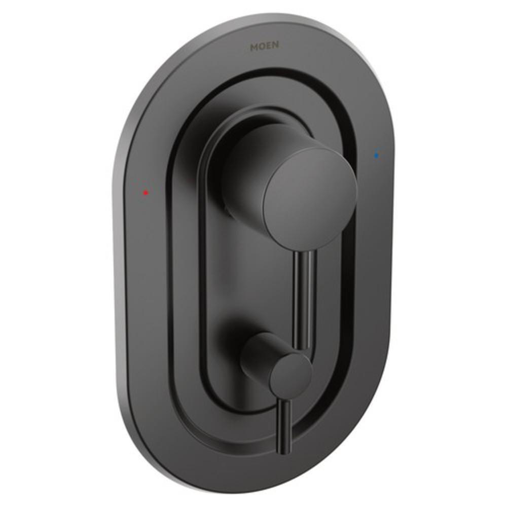 Moen Matte Black Two Handle Bathtub & Shower Faucet (Trim Only) 