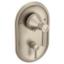 Two Handle Pressure Balancing Valve Trim in Brushed Nickel