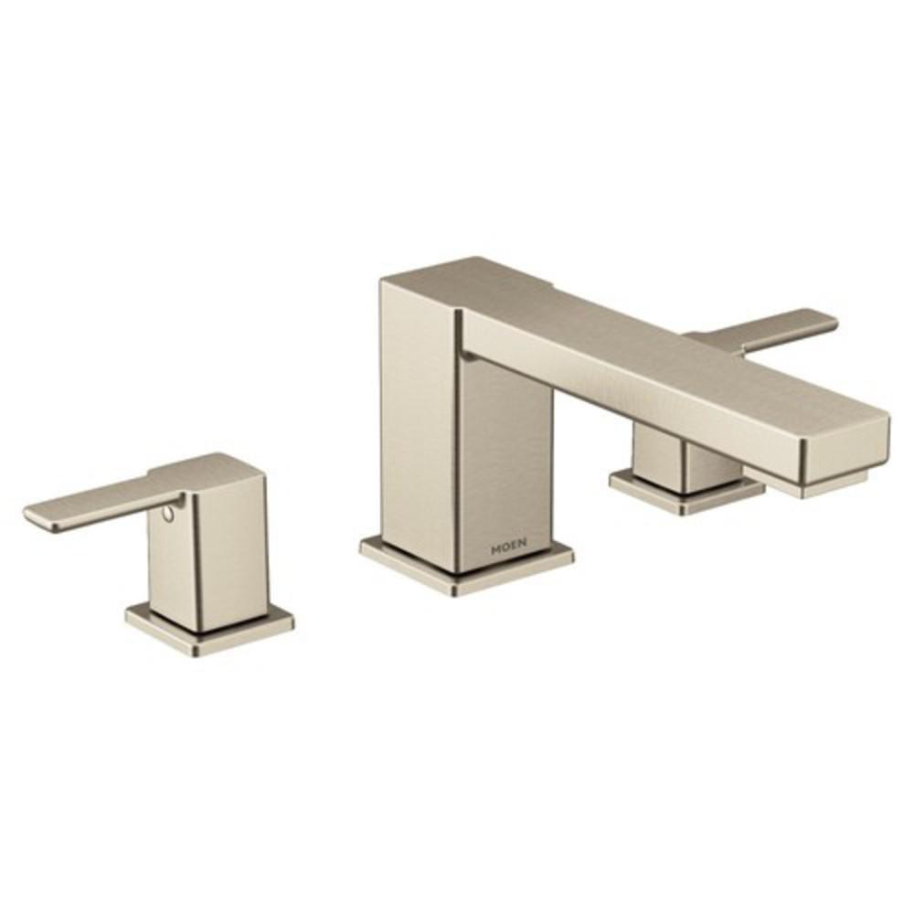 Moen Brushed Nickel Two Handle Roman Tub Faucets (Trim Only) 