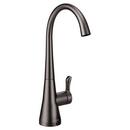 Moen Black Stainless 1.5 gpm 1 Hole Deck Mount Beverage Faucet with Single Lever Handle 