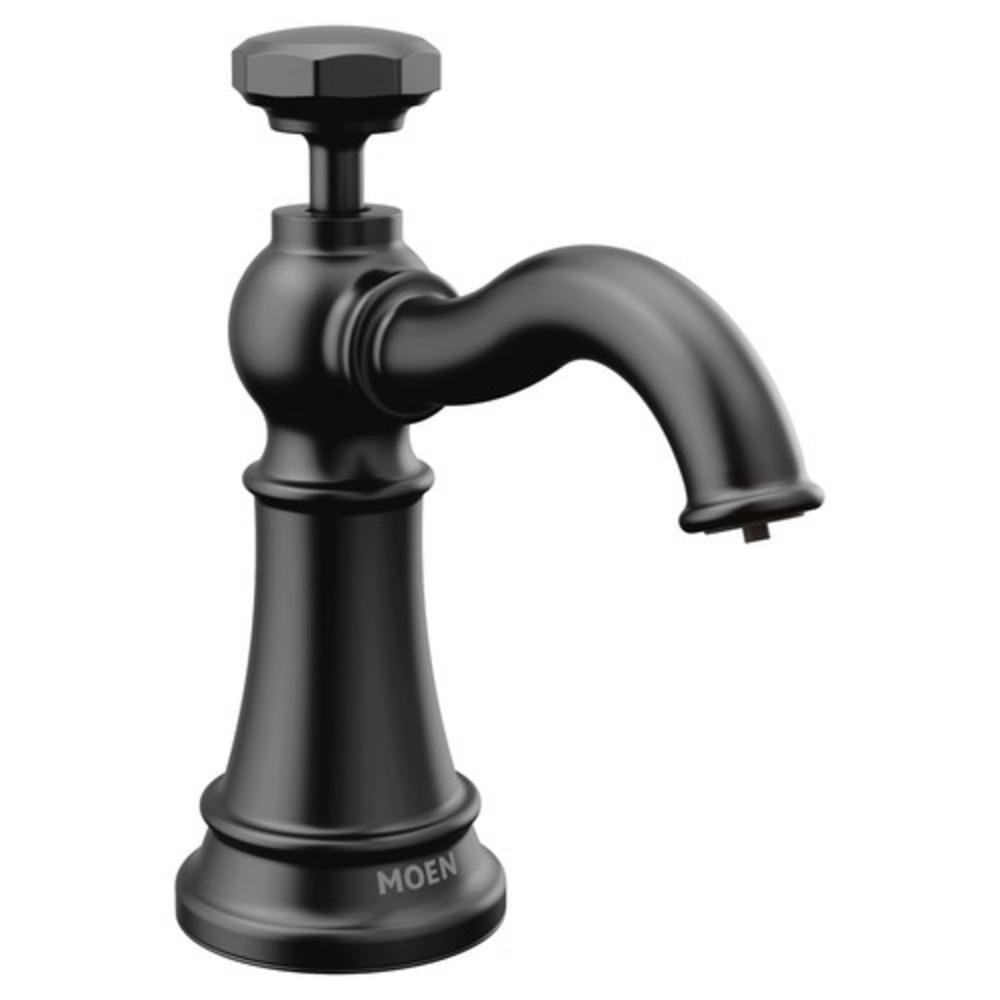 Moen Matte Black Deck Mount Soap Dispenser 