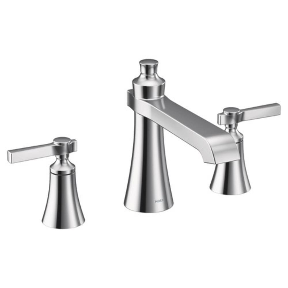 Moen Chrome Two Handle Roman Tub Faucets (Trim Only) 