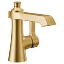 Single Handle Monoblock Bathroom Sink Faucet in Brushed Gold