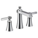 Moen Polished Chrome Two Handle Widespread Bathroom Sink Faucet 