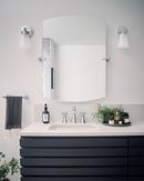 Moen Polished Chrome Two Handle Widespread Bathroom Sink Faucet Cross Handle 