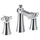 Two Handle Widespread Bathroom Sink Faucet in Polished Chrome