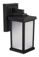 9.5W 1-Light Medium E-26 LED Wall Mount Outdoor Wall Sconce in Black