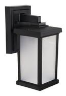 Liteco Black 9.5W 1-Light 11-3/5 in. Outdoor Wall Sconce 