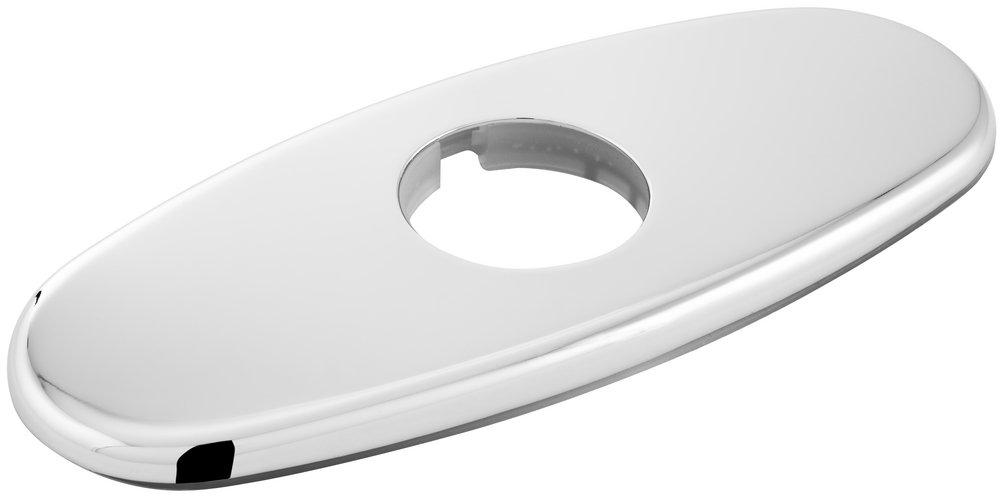 PROFLO&reg; Chrome 1.2 gpm Single Hole Single Handle Deck Mount Metering Bathroom Sink Faucet 