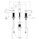 Speakman Polished Chrome Two Handle Widespread Bathroom Sink Faucet Lever Handle 