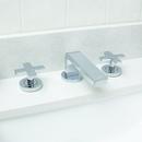 Speakman Polished Chrome Two Handle Widespread Bathroom Sink Faucet Cross Handle 