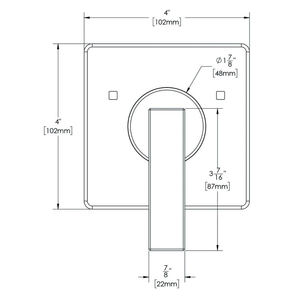 KUBOS 8 RAIN SHW 1.75 GPM MB 