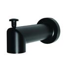 1/2 x 5-3/4 in. Slip Zinc Tub Spout in Matte Black