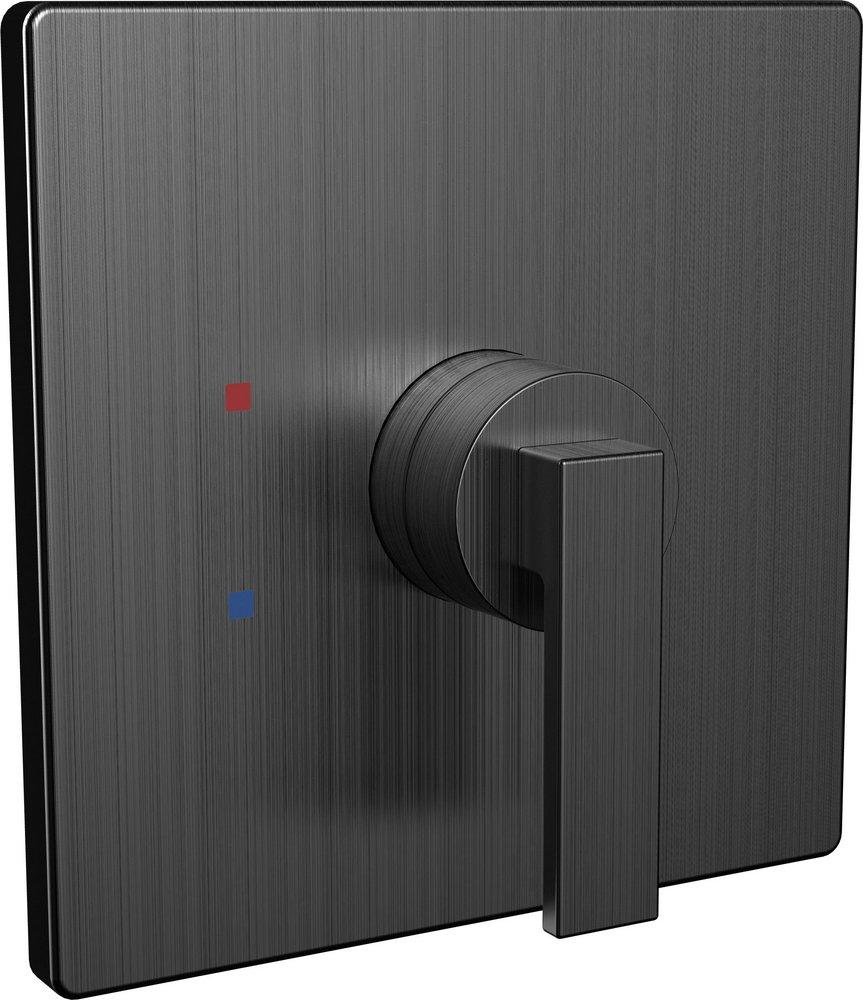 Speakman Matte Black Single Handle Single Function Bathtub & Shower Faucet (Trim Only) 