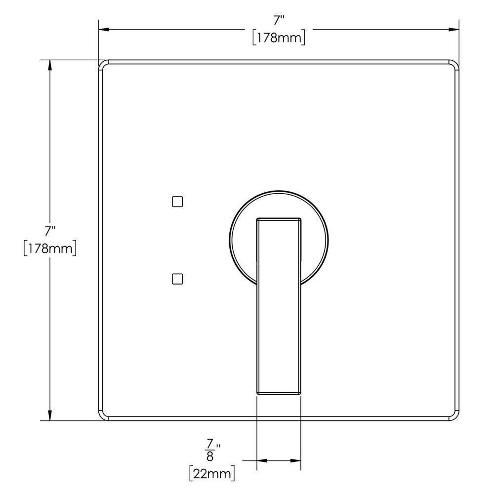 Speakman Matte Black Single Handle Single Function Bathtub & Shower Faucet (Trim Only) 