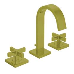 Two Handle Widespread Bathroom Sink Faucet in Brushed Bronze