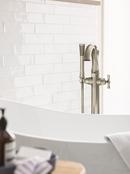 Moen Brushed Nickel Single Handle Lever Floor Mount Filler 