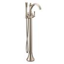 Moen Brushed Nickel Single Handle Lever Floor Mount Filler 