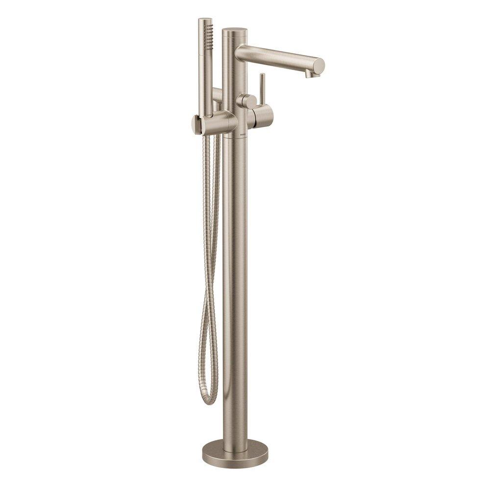Moen Brushed Nickel Single Handle Lever Floor Mount Filler 