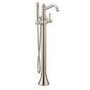 Moen Polished Nickel Single Handle Lever Floor Mount Filler 