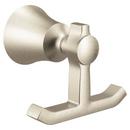 Moen Brushed Nickel 2-Hook Robe Hook 