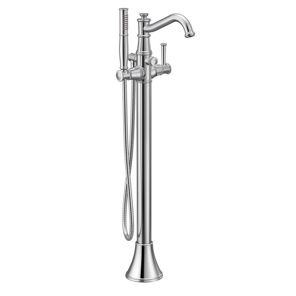 Moen Chrome Single Handle Lever Floor Mount Filler 