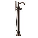 Moen Oil Rubbed Bronze Single Handle Lever Floor Mount Filler 