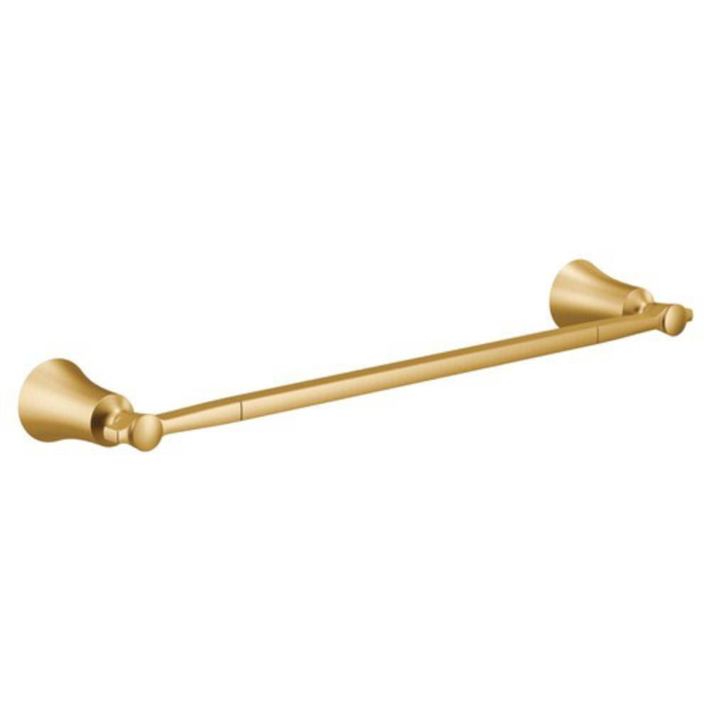 Moen Brushed Gold 18 in. Towel Bar 