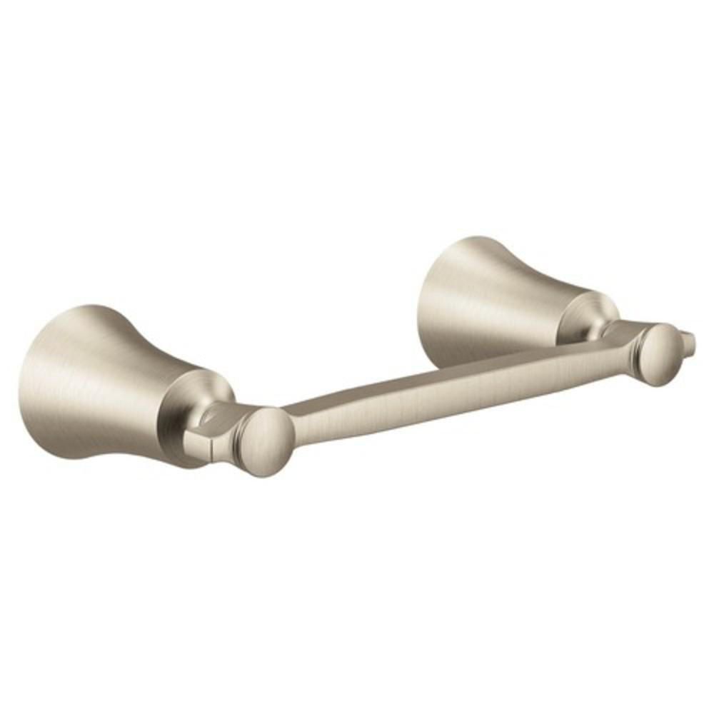 Moen Brushed Nickel Wall Toilet Tissue Holder 