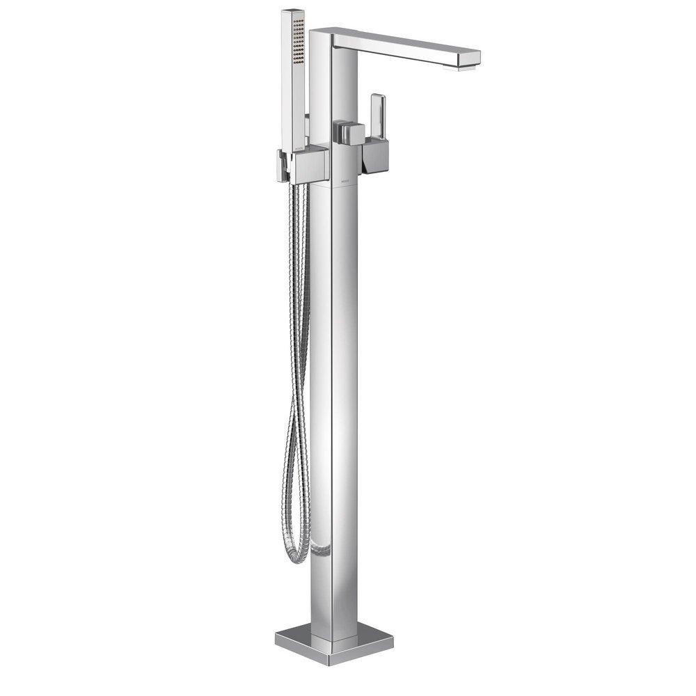 Moen Chrome Single Handle Lever Floor Mount Filler 