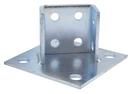3-1/2 in. 4 Hole Electro-galvanized Steel Standard Double Channel Post Base