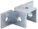 2 x 1-5/8 in. 5 Hole Electro-galvanized Swivel Corner Connector Opposed Wing Fitting