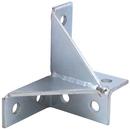 3-7/8 in. 8 Hole Electro-galvanized Swivel Double Corner Wing Fitting