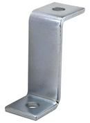 4 in. 2 Hole Electro-galvanized Steel Z-Fitting Support