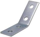 3-1/2 x 3-11/16 in. 4 Hole Hot Dipped Galvanized Open 45 Degree Corner Angle Fitting